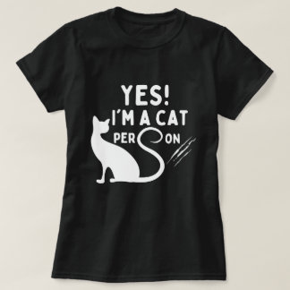 JA, ich bin ein Katzenmensch T-Shirt