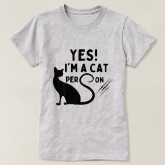 JA, ich bin ein Katzenmensch T-Shirt