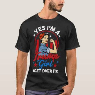Ja, ich bin ein Mädchen, das Frauen übersteht T-Shirt