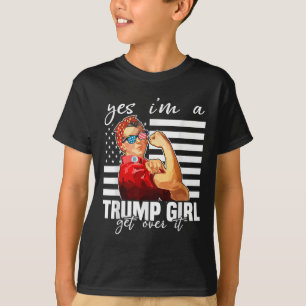 Ja, ich bin ein Trump-Mädchen, das Trump 2024 über T-Shirt