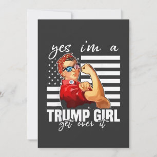 Ja, ich bin ein Trump-Mädchen, das Trump-Mädchen ü Einladung