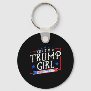 Ja, ich bin ein Trump-Mädchen, das Trump Su über s Schlüsselanhänger