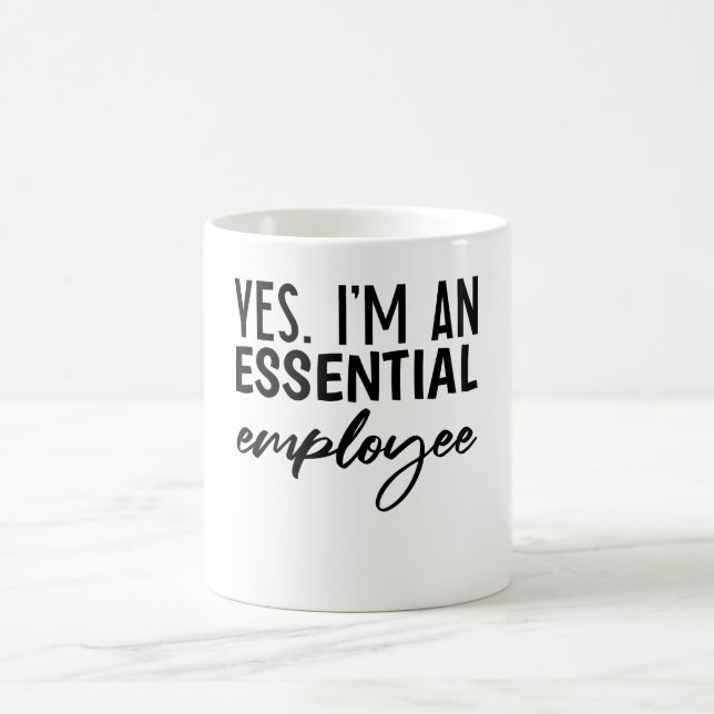 Ja, ich bin ein wichtiger Mitarbeiter Kaffeetasse (Mittel)