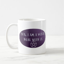 Ja, ich bin eine Hexe, behandle sie! Kaffeetasse