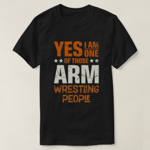 Ja, ich bin einer dieser Wrestling T-Shirt