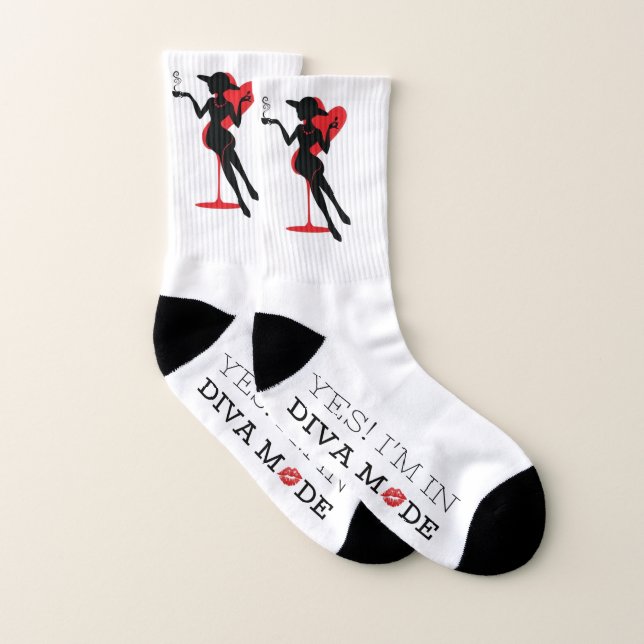 JA! Ich bin IN DIVA M 💋 De Socken (Paar)