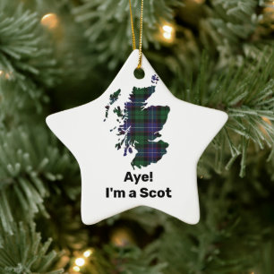 Ja! Ich bin Schotte Clan Galbraith Keramik Ornamen Ornament