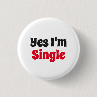 Ja, ich bin Single Button