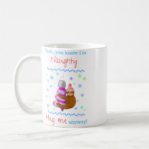 Ja, ich bin verrückt, schlampig und drücke Weihnac Kaffeetasse