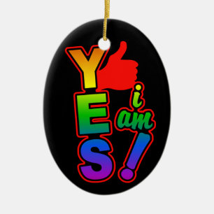 JA, ich bin Verzierung, anpassen Keramik Ornament