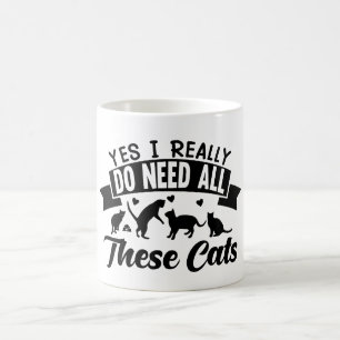 ja ich brauche all diese katzen katzen lieben de kaffeetasse