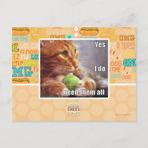 Ja, ich brauche sie alle postkarte