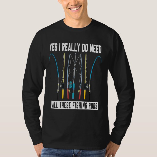 Ja, ich brauche wirklich all diese Angelroten T-Shirt (Vorderseite)