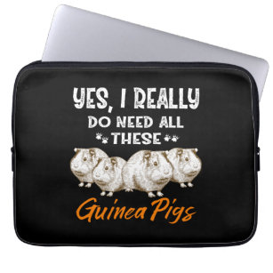 Ja, ich brauche wirklich all diese Guinea Schweine Laptopschutzhülle