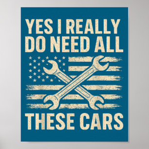 Ja, ich brauche wirklich all diese lustigen Auto-T Poster