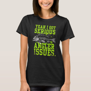 Ja, ich Got ernsthafte Angellerprobleme Vintage Fi T-Shirt