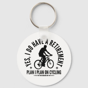Ja, ich habe einen Plan I für das Fahrradfahren Schlüsselanhänger