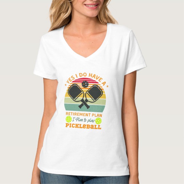Ja, ich habe einen Rentenplan, den ich spielen wil T-Shirt (Vorderseite)