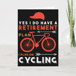 Ja, ich habe einen Rentenplan, ich plane Radfahren Karte