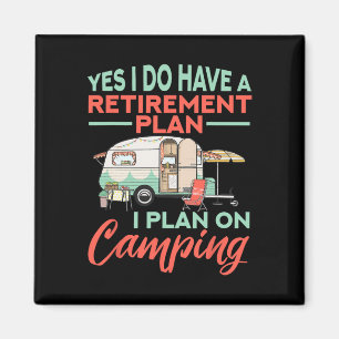 Ja, ich habe einen Rentenplan - Rentencamp Magnet