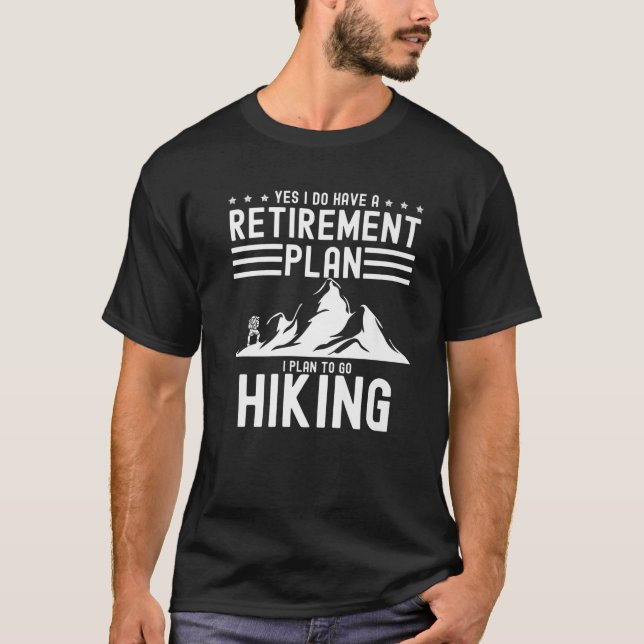Ja, ich habe einen Rentplan Frauen Männer Camping T-Shirt (Vorderseite)