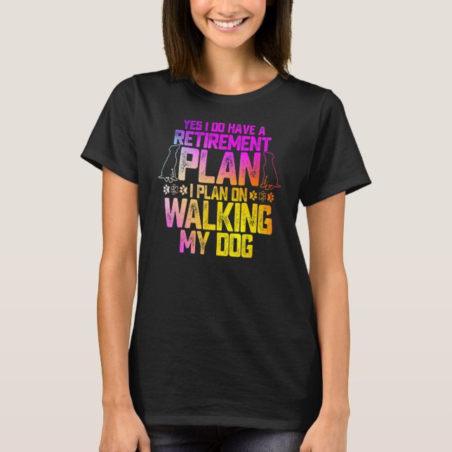 Ja, ich habe einen Rentplan I für das Laufen T-Shirt (Vorderseite)