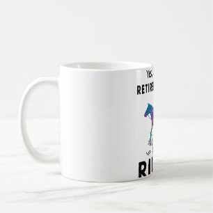 Ja, ich habe einen Rentplan I für das Reiten H Kaffeetasse