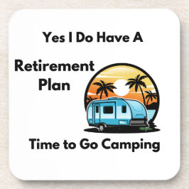 Ja, ich habe einen Ruhestandsplan auf einem Getränkeuntersetzer