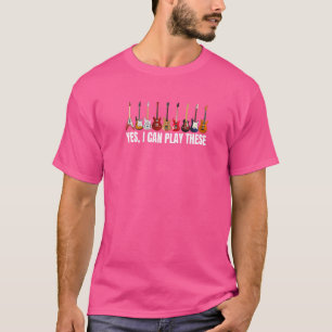 Ja, ich kann diese Instrumentengitarre spielen T-Shirt