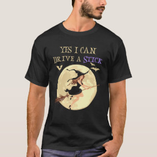 Ja, ich kann ein Halstuch mit Hexenhalm fahren T-Shirt