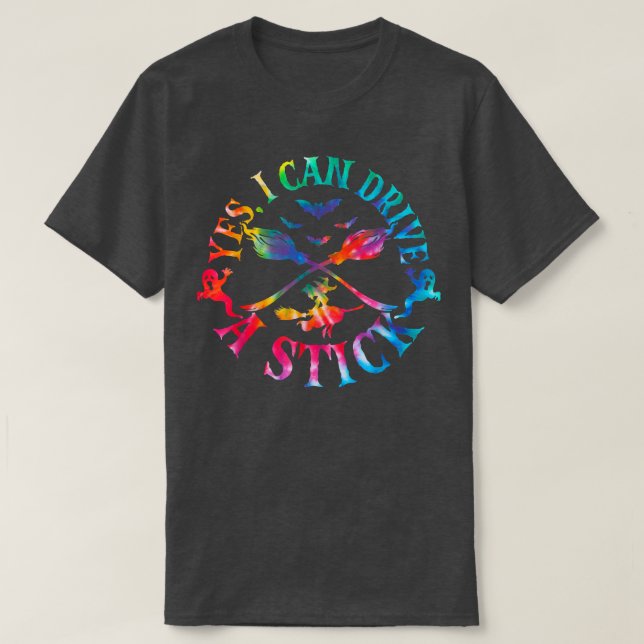 Ja, ich kann ein heißes Halloween-Halloween-Krawat T-Shirt (Design vorne)