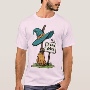 Ja, ich kann ein heißes Halloween-Spooky fahren T-Shirt