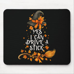 Ja, ich kann eine Stick Funny Halloween Soky Hexe Mousepad