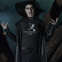 Ja, ich kann eine Stick Hexe Halloween Funny fahre
