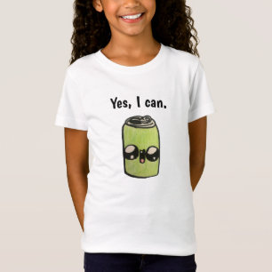 Ja, ich kann. (Soda Pop kann) (Mädchen) T-Shirt