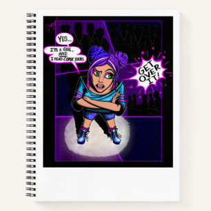 "Ja, ich lese Comic-Bücher", lustiges Skizzenbuch Notizbuch