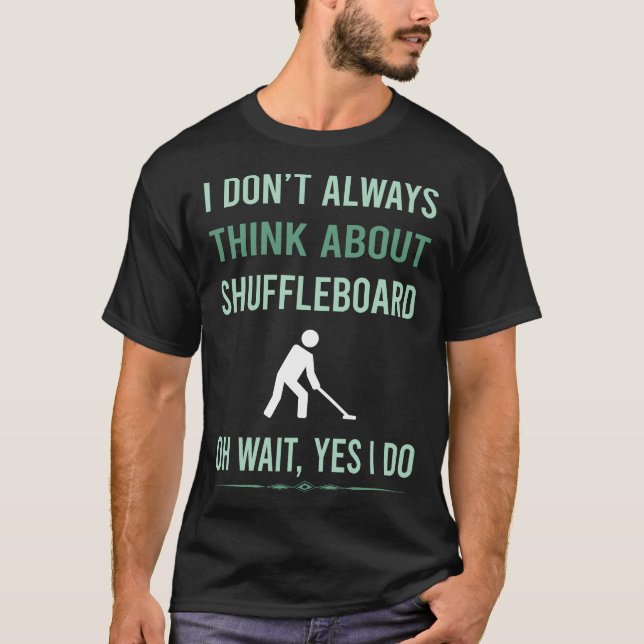 Ja, ich mache Shuffleboard T-Shirt (Vorderseite)