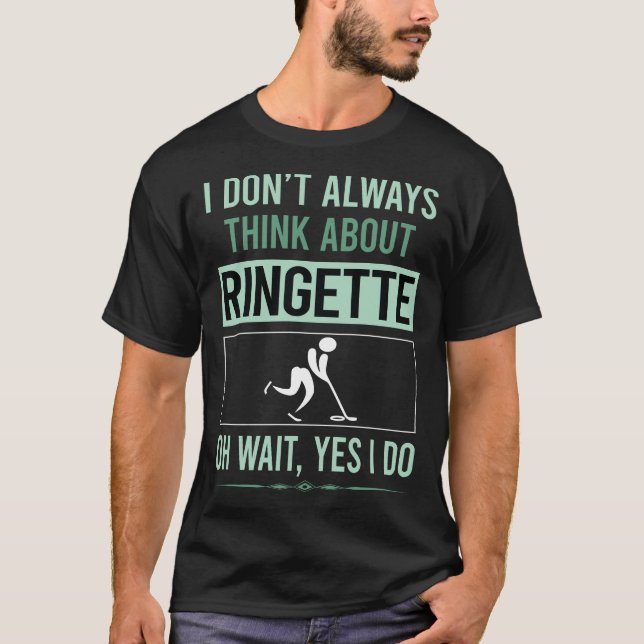 Ja, ich muss Ringette T-Shirt (Vorderseite)