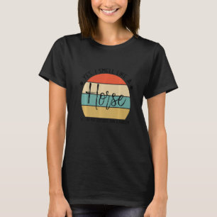 Ja, ich rieche wie ein Pferd, nein, das betrachte T-Shirt