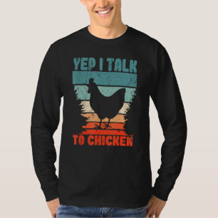 Ja, ich spreche mit der Hühnchenfarm für einen Bau T-Shirt