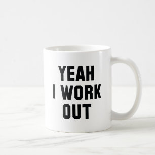 Ja, ich trainiere kaffeetasse