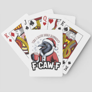 Ja, ich war unartig F-Caw-F Lustige Weihnachten Spielkarten