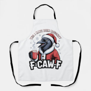 Ja, ich war unheimlich F-Caw-F Weihnachten Schürze
