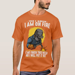 Ja, ich weiß, dass ich im Feuerschwinkersonnigen S T-Shirt
