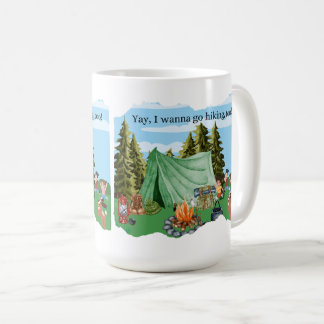 Ja, ich will auch wandern! kaffeetasse