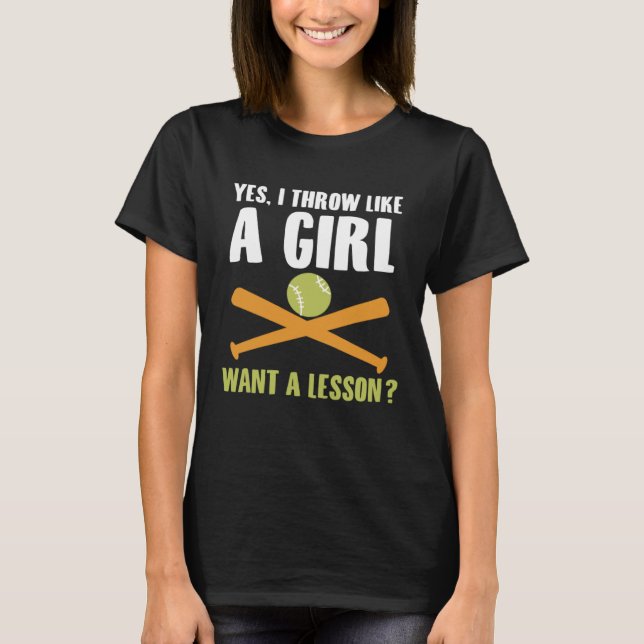 Ja, ich wirke wie ein Mädchen und Wollte eine Lekt T-Shirt (Vorderseite)