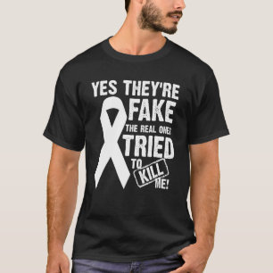 Ja, ihr Fake, die echten versuchten, mich zu töten T-Shirt