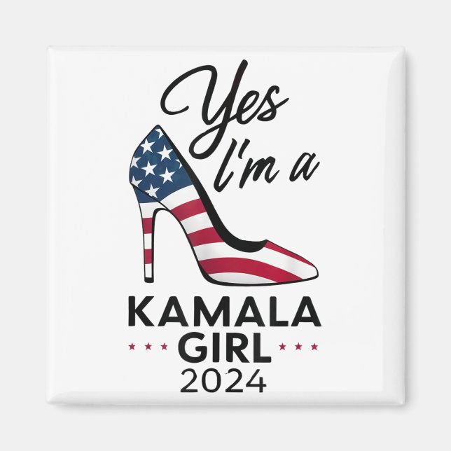 Ja Im A Kamala Girl Stilettos High Heel Harris 20 Magnet (Vorne)