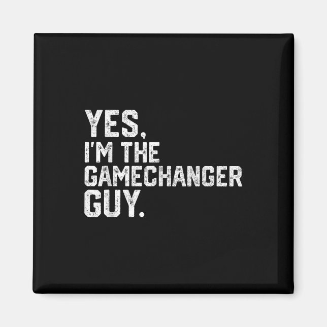 Ja Im Gamechanger Typ Funny Baseball Magnet (Vorne)