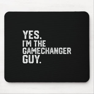 Ja Im Gamechanger Typ Funny Baseball Mousepad